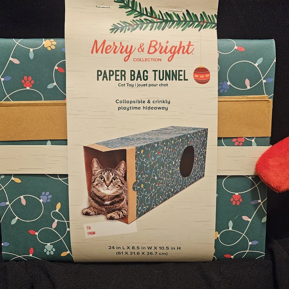 Merry & Bright Cat Christmas Toy Set